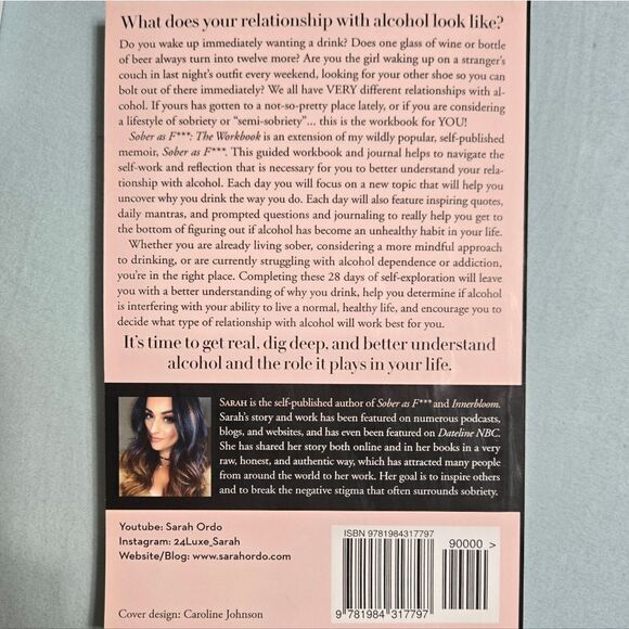 📚 New! "Sober as f***" Book and Workbook Set - Picture 11 of 13